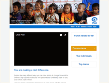 Tablet Screenshot of fundraise.plan.org.au